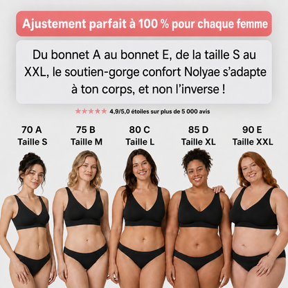 Soutien-gorge confort Nolyae sans coutures et sans armatures