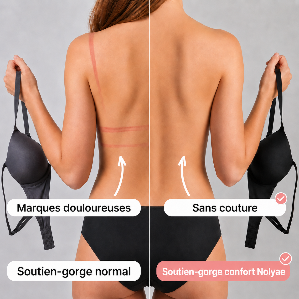 Soutien-gorge confort Nolyae sans coutures et sans armatures