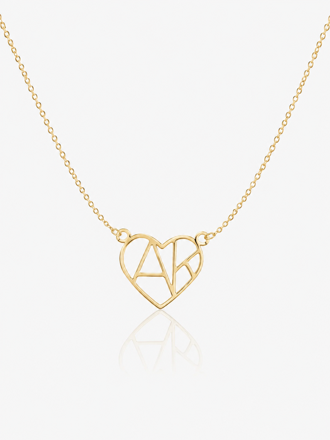 Collier Cœur et Initiales