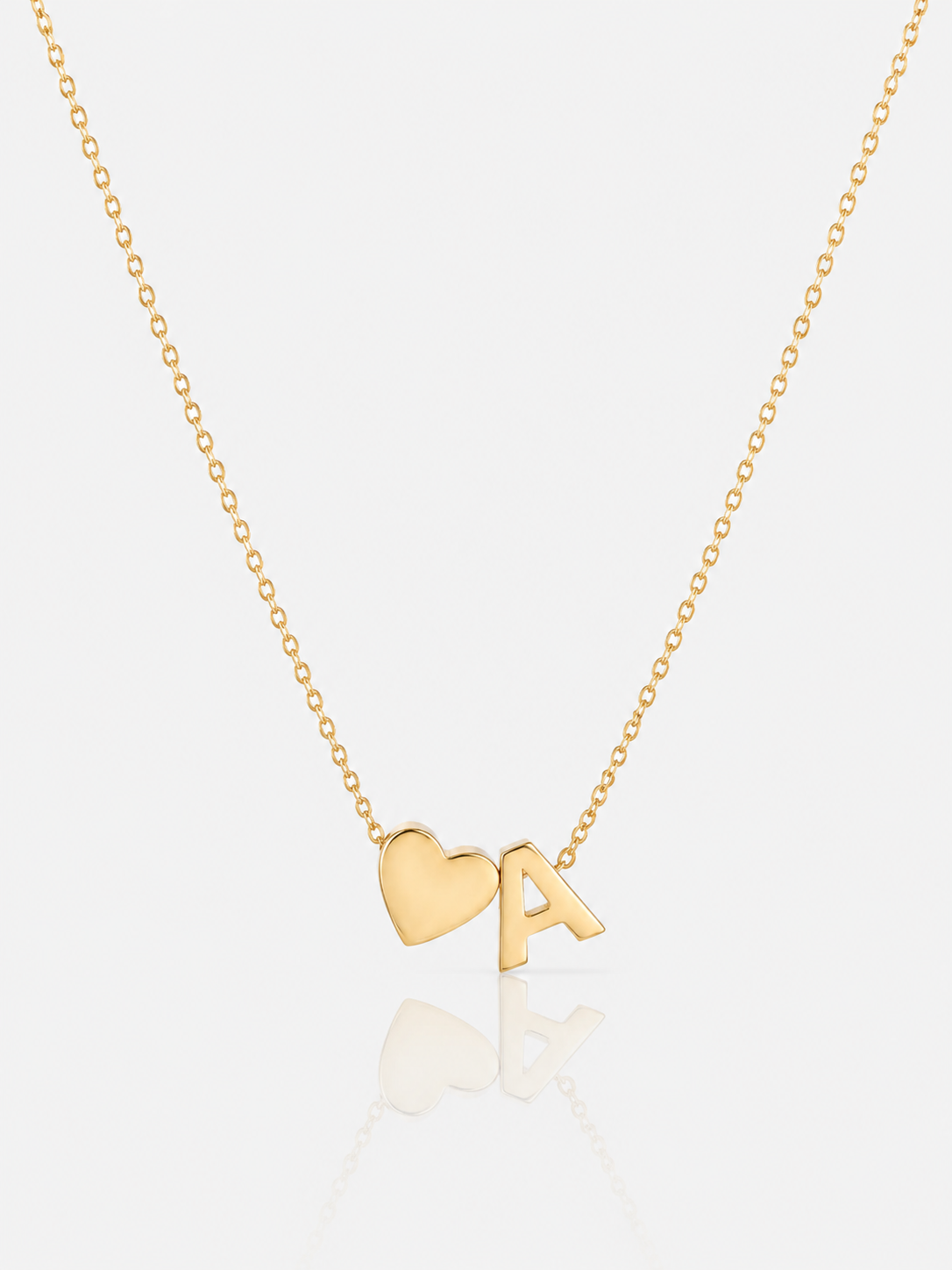 Collier Cœur avec Initiale