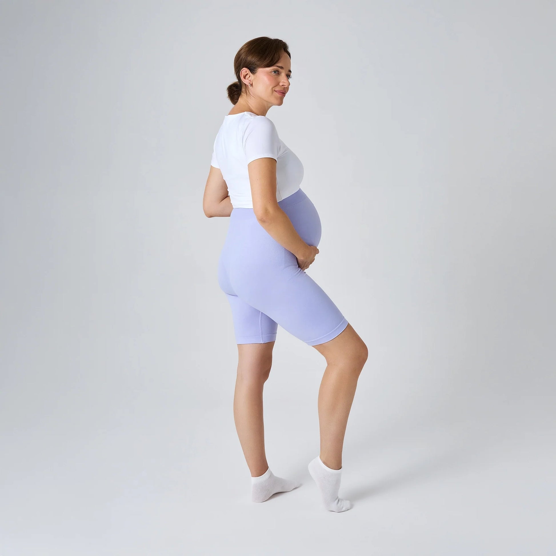 Lavande | 100% opaque | Grâce à des fibres de qualité, la matière reste totalement opaque même en plein mouvement — tu n'as aucune inquiétude à avoir.