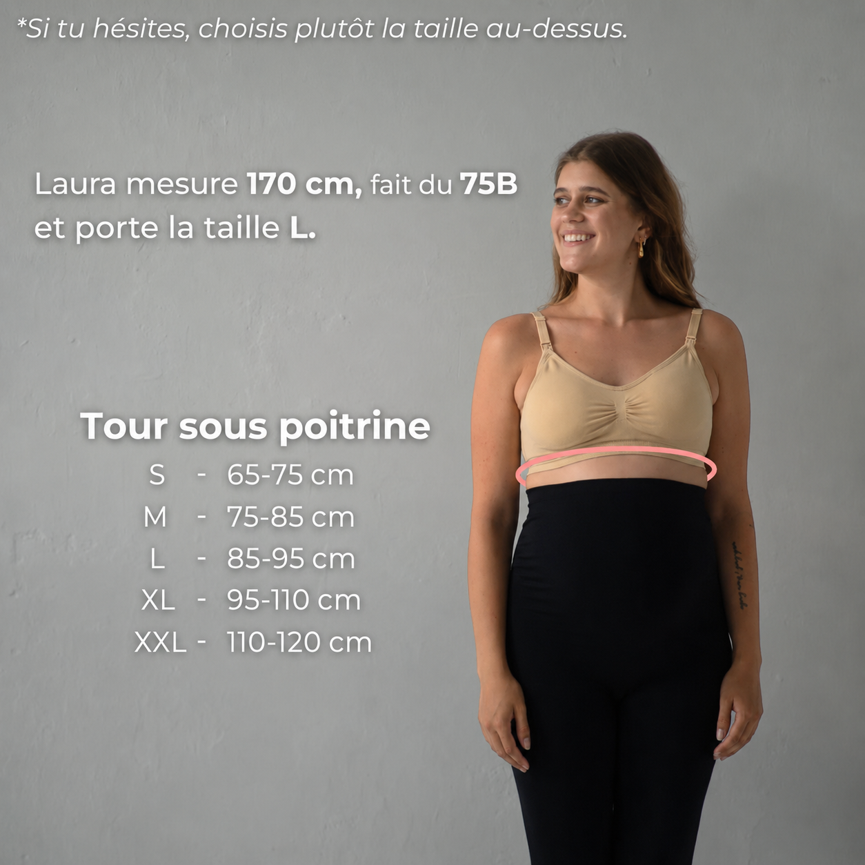 Tableau des tailles